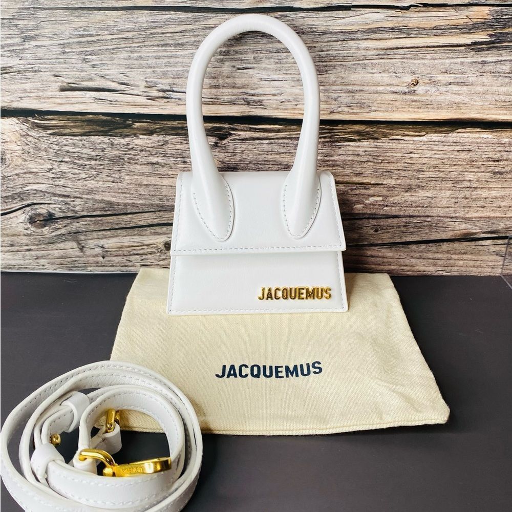 Jacquemus MINI Le Chiquito White Bag Authentic and Great Condition
